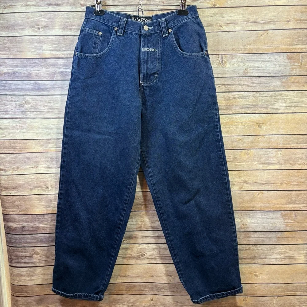 VTG 90s Boss by I.G. Design Baggy Carpenter Jeans Sz 32 x 32
